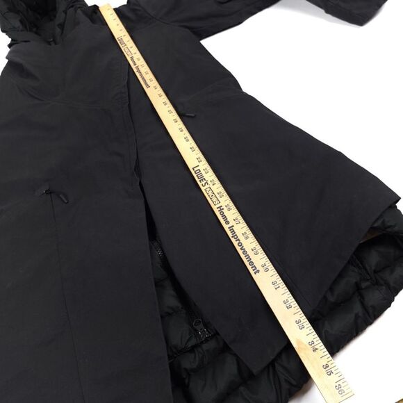 NIKE AeroLoft 3 in 1 Down Fill Parka Puffer Jacket Trench Coat Black Gorpcore - Picture 3 of 16